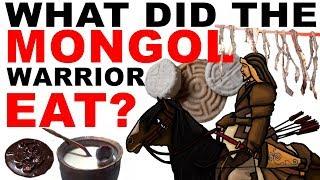 What did the Mongol warrior eat?