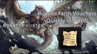 MHW How to Farm Vouchers Quickly | Solo | 1'05"03