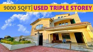 Owner Built Low Budget | 9 Bedrooms | Triple Storey 1.2 Kanal House For Sale Bahria Town Rawalpindi