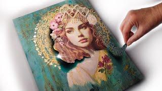 The ULTIMATE Mixed Media MASTERCLASS - Mind Blowing Image-Transfer Technique | AB Creative Tutorial