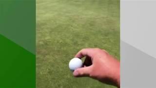 The greens at Shinnecock are insanely fast | Video of ball rolling off the green