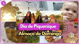 Vlog: Piquenique|Almoço de domingo|Peixe assado no forno