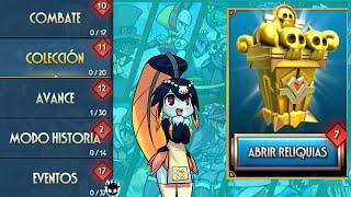 ¡RECLAMANDO 52 GALARDONES en Skullgirls Mobile!  ¿Cuántas reliquias juntamos? #skullgirls