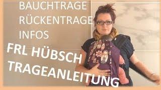 Babytrage Fräulein Hübsch Anleitung und Informationen