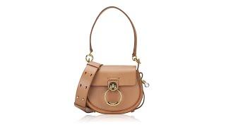 Chloe Calfksin Small Tess Bag Muted Brown