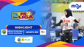 Petrokimia Pupuk Indonesia VS BIN 1-3 | Highlight PLN Mobile Proliga 2024