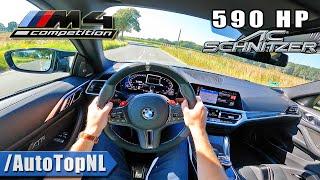 BMW M4 Competition G82 | 590HP AC Schnitzer | POV Test Drive by AutoTopNL