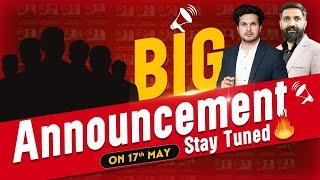 Big Announcement On 17th May | Stay Tuned  | Careerwill ONE