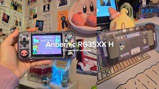 unboxing a kuromi retro handheld | anbernic rg35xx h aesthetic unboxing ft.LITNXT