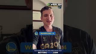 The BettingPros $1 Parlay Challenge | Three-Teamer at +600 Odds! Free Picks (#shorts)