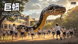 【FULL】A giant mutant snake invades the campus, a B-level disaster movie! | Monster movies