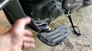 Indian Scout bobber Floor board review.