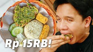 AYAM PENYET SAMBAL IJO PAKE NASI JERUK CUMA Rp 15RB ! WORTH IT?