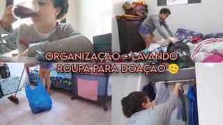 MEU DIA A DIA ORGANIZANDO O GUARDA-ROUPA DAS CRIANÇAS + LIMPANDO OS QUARTOS 