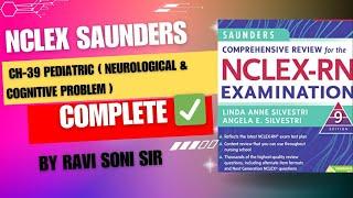 Nclex Saunders Theory Classes- Unit:06,Ch:-39 Neurological and Cognitive Problem #nursing