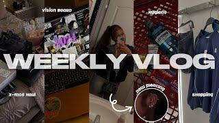 WEEKLY VLOG | x-mas haul, vision board, new piercing & more!