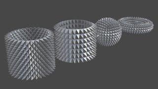 Corrugated surface in a couple of clicks in Blender