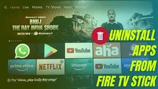 Uninstalling Apps from Amazon Fire TV Stick | How to Remove Apps from Fire Stick