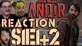 A Star Wars show....FOR ADULTS?! // ANDOR S1x1&2 REACTION!