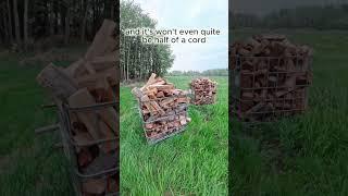 Don't get ripped off.  Be careful with firewood measured in ICB totes.