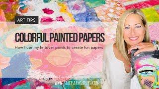 Painted papers