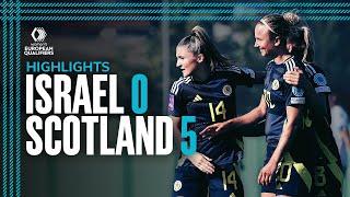 Israel 0-5 Scotland | Martha Thomas Scores Four! | UEFA Women's EURO Qualification Highlights