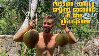 Russians are trying Filipino coconut!