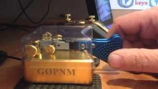 Begali Simplex Mono CW Key demo - G0PNM