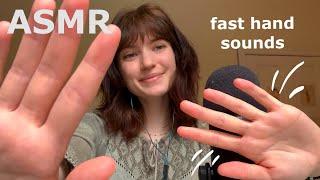 ASMR ~ Fast Hand Sounds/Movements & Whispers!