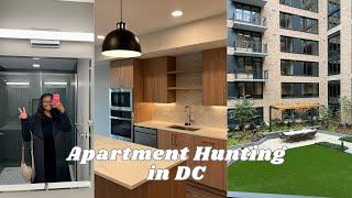 DC Apartment Hunting Vlog | Touring Luxury Apartments in Washington DC and Arlington Virginia