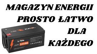 Prosty i Łatwy MAGAZYN ENERGII dla Każdego. LiTime LifePo4 51.2V 100Ah 5 kWh. Obniż Rachunek za Prąd