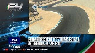ACI ESport | Campionato Italiano Formula 4 2024 iRacing | Round 3 | Laguna Seca