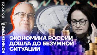 Экономика России дошла до безумной ситуации | Липсиц