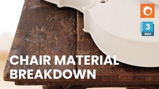 Chair Material Breakdown, in Corona for 3ds Max