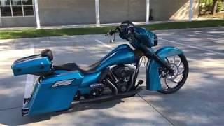 CUSTOM H D FLHX STREET GLIDE BIG WHEEL BAGGER HARLEY DAVIDSON OF NEW PORT RICHEY FLORIDA