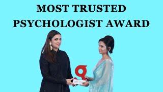 MOST TRUSTED PSYCHOLOGIST OF INDIA AWARD