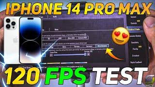 IPHONE 14 PRO MAX PUBG MOBILE 120 FPS TEST ️ HEATING ISSUES 