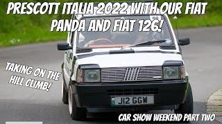 Our Fiat Panda and the Fiat 126 take on Prescott Hillclimb! | 126 Car Show Weekend (Part Two)