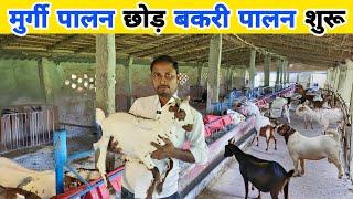 25 साल के मुर्गी पालन को छोड़कर बकरी पालन शुरू किया | Goat farming | Poultry farm