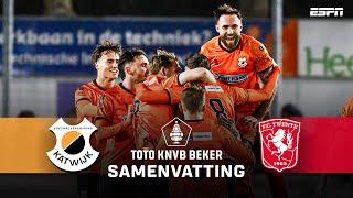 VV KATWIJK laat FC Twente WANKELEN  | Samenvatting VV Katwijk - FC Twente