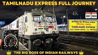 TAMILNADU EXPRESS Full Journey May 2024 | Chennai to New Delhi at 130 Kmph | Chennai 4K Video Latest