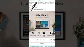 Echo Show 15 "HUB" #echoshow15 #echoshow #Amazon #echoshow #short #shorts #shortsvideo #hub