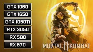 Mortal Kombat 11 - RTX 3050 - GTX 1050 Ti - GTX 1060 - GTX 1650 - RX 580 - RX 570