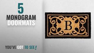 Top 10 Monogram Doormats [2018 ]: Evergreen Debossed Monogram Letter B Coir Mat, 16 x 28 inches