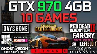 GTX 970 4GB - 10 Best Graphics Games Test in 2022 - 1080p