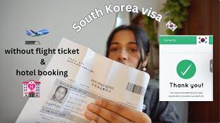 How to apply South Korean Visa without flight ticket and hotel booking #southkoreavisa