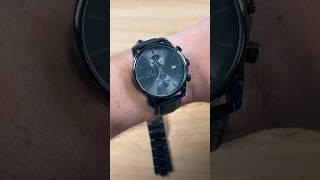 ALL Black Watch ️ Black Leather Band Upgrade