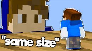 Beating Minecraft But I’m Secretly Smaller…