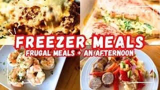 FREEZER MEALS | Meals on a Budget +Frugal + Recipes + Cheap Dinner Ideas + Low Income Homemaking