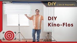 DIY Fluorescent Photography Studio Lighting with T8 Bulbs - Make your own kino flo portrait lighting